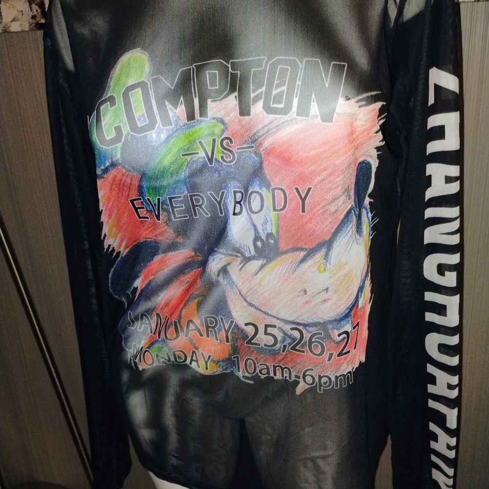 Compton Graphic Long Sleeve Shirt